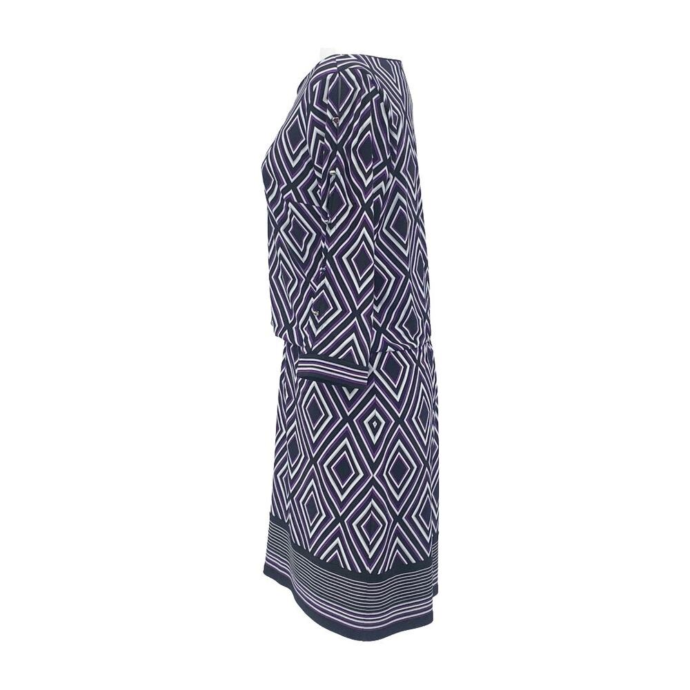 White House Black Market Women’s Small Geometric Knit Dress - Picture 2 of 16